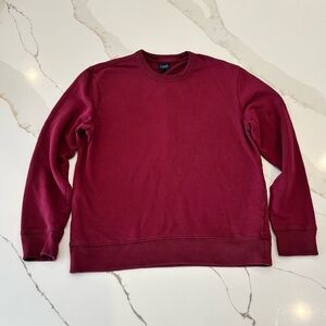 J. Crew Women's Burgundy Crewneck Sweater